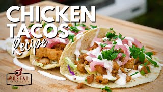 Easy Chicken Tacos Recipe  How to Make Chicken Tacos at Home [upl. by Rundgren767]