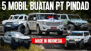 WAJIB TAHU Ini dia 5 Mobil Terbaru PT Pindad Buatan Indonesia yang GAGAH dan TANGGUH [upl. by Hayifas171]