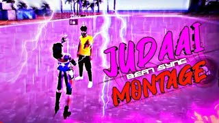 JUDAAI JUDARIA JINI RE JINI BEAT SYNC MONTAGE FREE FIRE  FREE FIRE MONTA [upl. by Kerat]