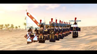 Roblox Napoleonic Wars  Garde Imperiale VS KGL  Andour  Austria [upl. by Alemak]