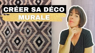 Comment créer sa déco murale  En voici une idée [upl. by Luapnhoj39]