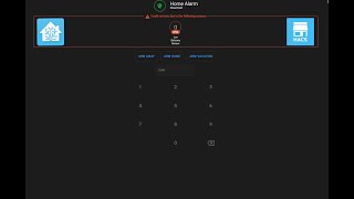 Home Assistant best alarm system using Alarmo  2022 [upl. by Richy]