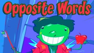 Opposites  Funny Game for Kids Find Opposite Words Antonyms Educational Videos for Children [upl. by Ronnie]