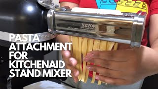 VEVOR Pasta Attachment for KitchenAid Stand Mixer [upl. by Halstead]