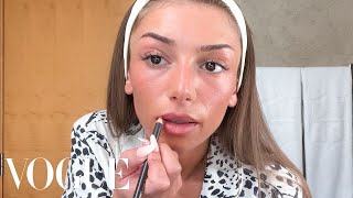 Sex Educations Mimi Keene on Her quotShaky Shakyquot Mascara Method  Beauty Secrets  Vogue [upl. by Crowns]