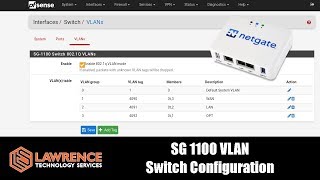 SG1100 VLAN Switch Configuration [upl. by Akenat]