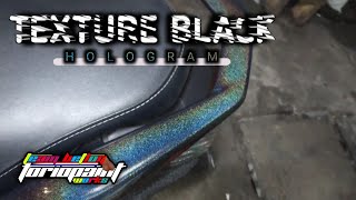 TEXTURE BLACK X HOLOGRAM  NMAX 155  TORIO PAINT WORKS [upl. by Halik]