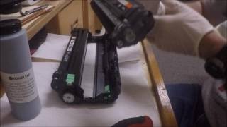 How to Refill Brother HL3140CW Printer cartridge [upl. by Jonna]