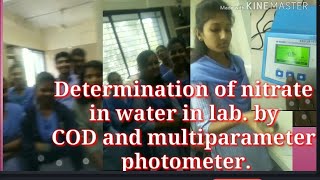 Measurements of nitrate in water by COD and multiparameter photometer [upl. by Evyn48]