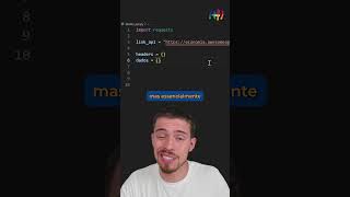 Como pegar dados de API com Python  shorts [upl. by Aletsirc233]