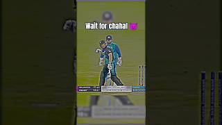 Wait for Chahal 👿🥵 shorts cricket [upl. by Holzman957]