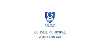 Conseil municipal du 5 octobre 2023 [upl. by Ruel728]