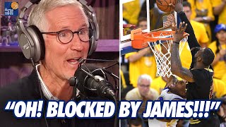 Mike Breen On Why THE BLOCK Was His Favorite LeBron Call Ever [upl. by Aietal]