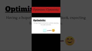 What is optimisticoptimism optimismoptimistichow to be optimistic [upl. by Ninaj79]