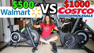 Echelon EX4s vs Echelon Connect  Costco Echelon compared to Walmart Echelon indoor bike [upl. by Kcirdez]