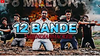 12 BANDE X MRINDIANHACKER ATTITUDE SONGS LYRICS [upl. by Togram]