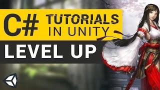 Player Level Up  C Tutorials in Unity [upl. by Ettennek]