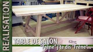 Une table de salle à manger en Frêne [upl. by Chelsie]