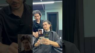 Corte de cabelo masculino médio ondulado barber barbershop [upl. by Arahsak467]