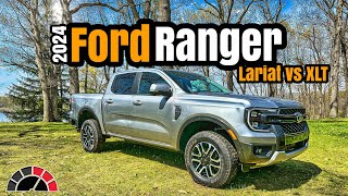 Which is better XLT or Lariat trim in the 2024 Ford Ranger [upl. by Stesha153]