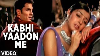 Kabhi Yaadon Me Aau Video Song Abhijeet Super Hit Hindi Album Tere Bina Feat Divya Khosla Kumar [upl. by Tuesday]