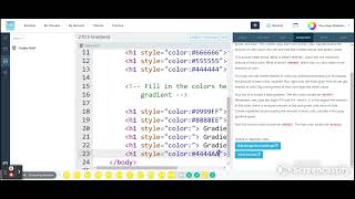 2105 Gradients Coding Walkthrough [upl. by Nwahsed]