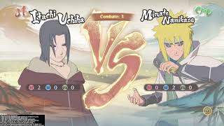 Itachi edo tensei vs minato edo tensei en superdificil naruto [upl. by Brindell]