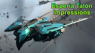 Star Citizen Esperia Talon Impressions [upl. by Awram]