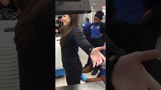 Random TSA pat down and frisk search [upl. by Angelica]