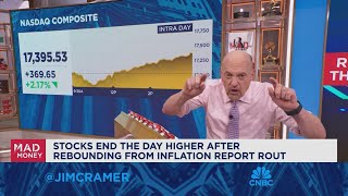 Jim Cramer talks tech leading the markets higher [upl. by Inod375]