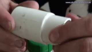 How To Join Plastic PVC Pipe  Plumbing Tips [upl. by Turoff416]