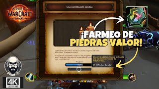 Farmea Piedras Valor para actualizar tu equipo  PreTemporada 1  World of Warcraft  The War Within [upl. by Ennovoj365]