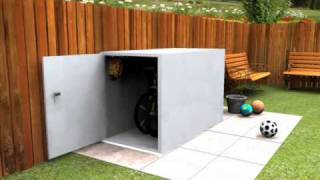 Secure cycle storage for 2 bikes  Keep your bikes stored safely with this bike shed [upl. by Apilef922]