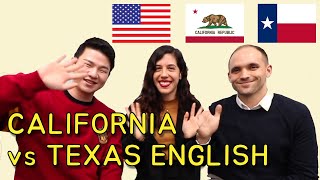 US California English vs Texas English [upl. by Eanehs]