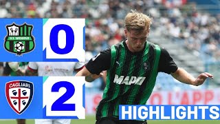 Sassuolo vs Cagliari 02 Gli Highlights Lega Serie A TIM 20232024 [upl. by Billy]