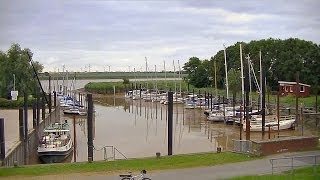 Bootshafen Jemgum Ostfriesland  Marina Jemgum East Frisia Germany [upl. by Ahcarb]