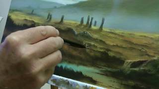 Painting The Hurlers by Alan Kingwell [upl. by Yttig]