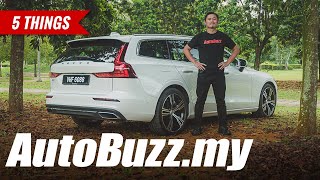 2022 Volvo V60 Recharge T8 PHEV from RM314k  AutoBuzz [upl. by Kipp]