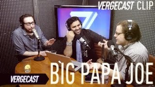 Big Papa Joe worlds biggest TouchWiz Fan  The Vergecast clip [upl. by Nauht899]