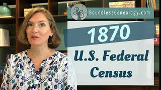 1870 US Federal Census  Genealogy Clues to Grow Your Family Tree [upl. by Airdnahc]