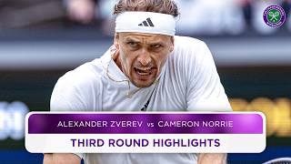 An incredible ending  Alexander Zverev vs Cameron Norrie  Highlights  Wimbledon 2024 [upl. by Wertheimer]