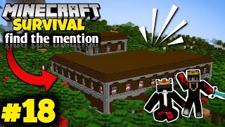 I FOUND SECRET WOODLAND MANSION MINECRAFT SURVIVAL 18 [upl. by Roger930]