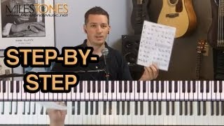 quotI Dreamed a Dreamquot piano tutorial in C [upl. by Hamlen832]