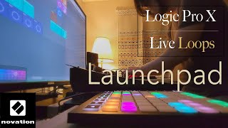 Launchpad Mini amp Logic pro Live Loops KORG Jam 3 [upl. by Aihseyt]