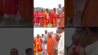 CM Yogi Adityanath Participates in Chhath Puja Celebrations Offers Prayers in Lucknow [upl. by Heim]