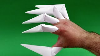 How to make claws out of paper step by step [upl. by Nanny]