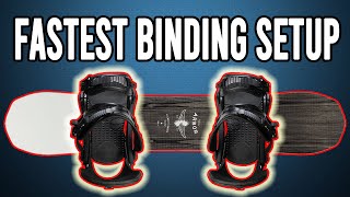 FAST amp EASY Way to Setup Snowboard Bindings [upl. by Jerrilyn]