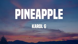 Karol G  Pineapple Letras [upl. by Forkey]