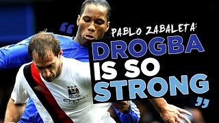 DROGBA MY STRONGEST EVER OPPONENT  Zabaleta Quickfire QampA [upl. by Lamek]