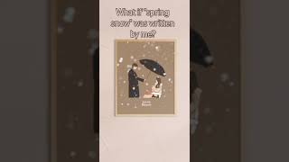 Spring snow  10CM  Cover by Ena  MELOUSION shorts [upl. by Llejk]